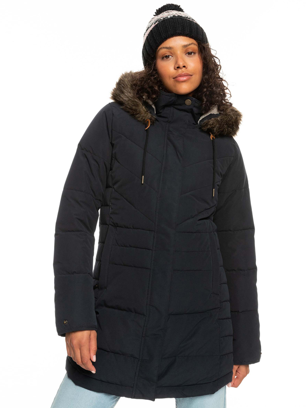 3 Ellie - Lange Kapuzenjacke für Frauen  ERJJK03496 Roxy