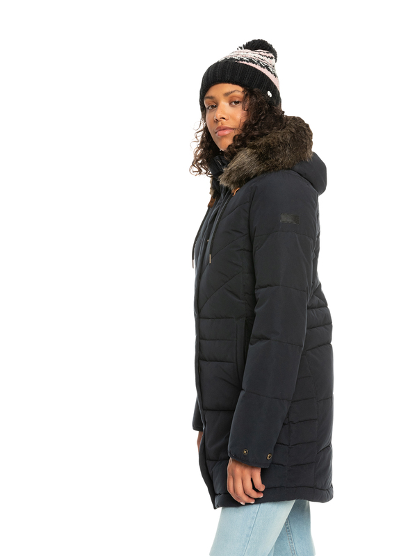 4 Ellie - Lange Kapuzenjacke für Frauen  ERJJK03496 Roxy