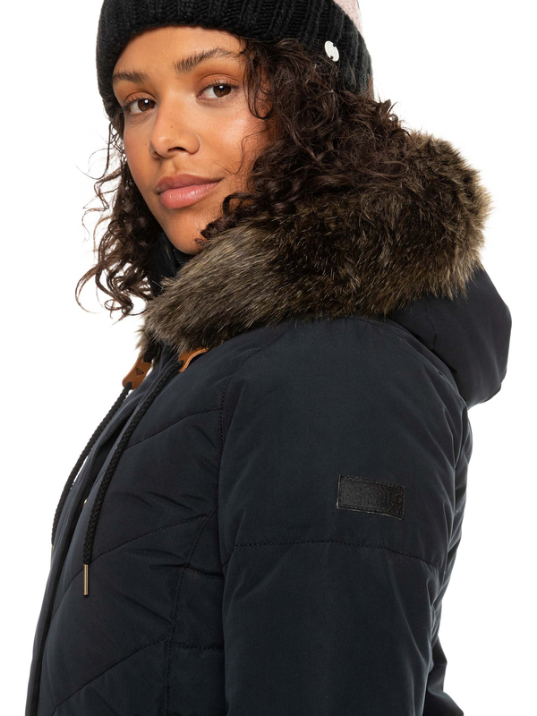 6 Ellie - Lange Kapuzenjacke für Frauen  ERJJK03496 Roxy