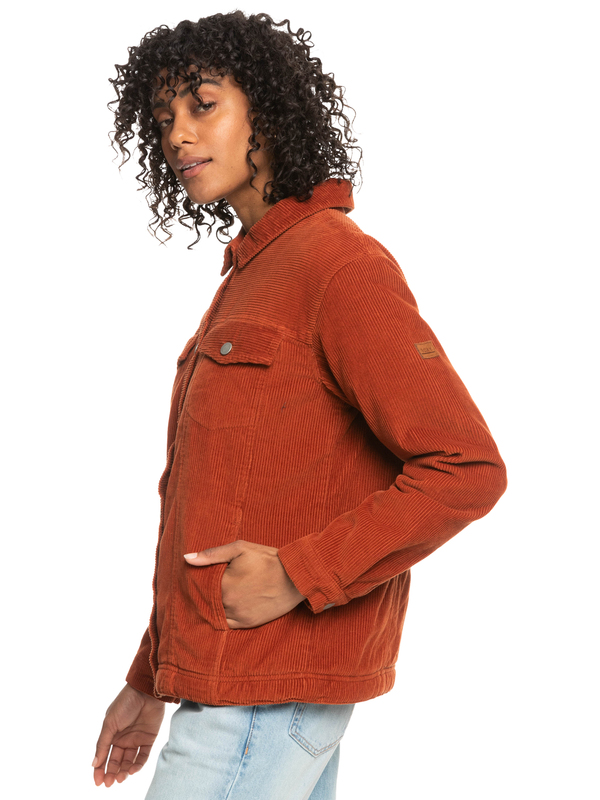 Block corduroy jacket hotsell