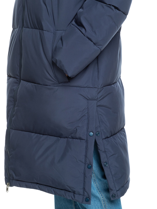 3 Test Of Time - Doudoune à capuche pour Femme Bleu ERJJK03513 Roxy