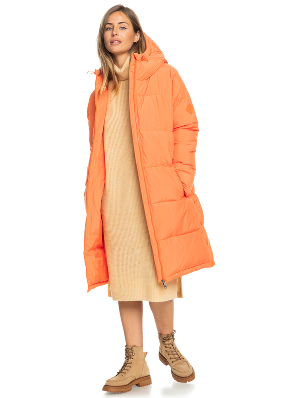 4 Test Of Time - Doudoune à capuche pour Femme Orange ERJJK03513 Roxy