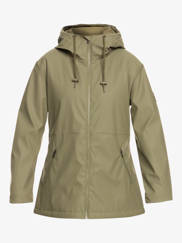 Rain jacket no hood best sale