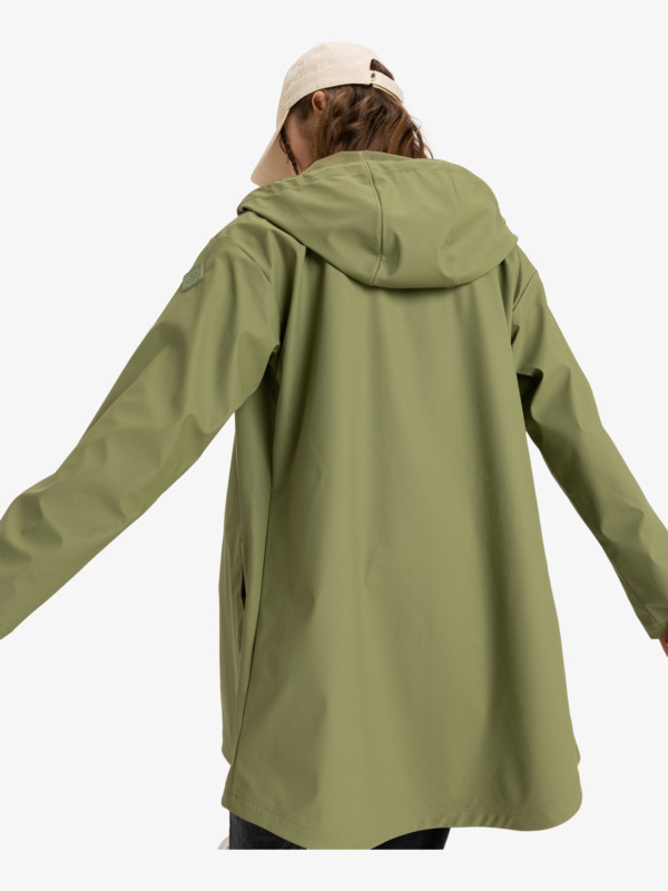 5 Raining Again - Veste à capuche pour Femme Vert ERJJK03589 Roxy