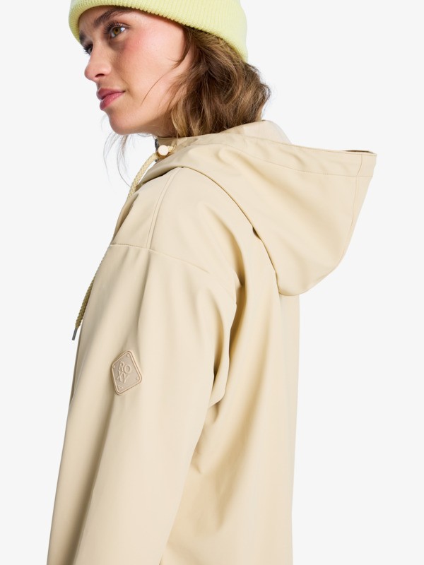2 Raining Again - Regenjacke für Frauen Beige ERJJK03589 Roxy