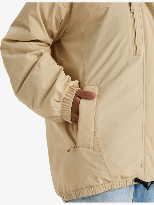 10 Lofty Cloud - Isolierte Jacke für Frauen Beige ERJJK03593 Roxy