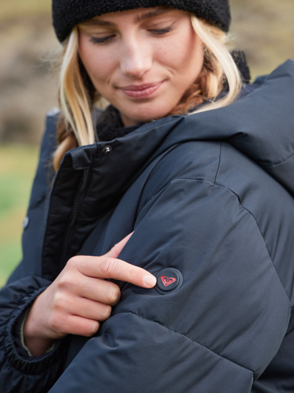 3 Uplands - Isolierte Jacke für Frauen Schwarz ERJJK03595 Roxy