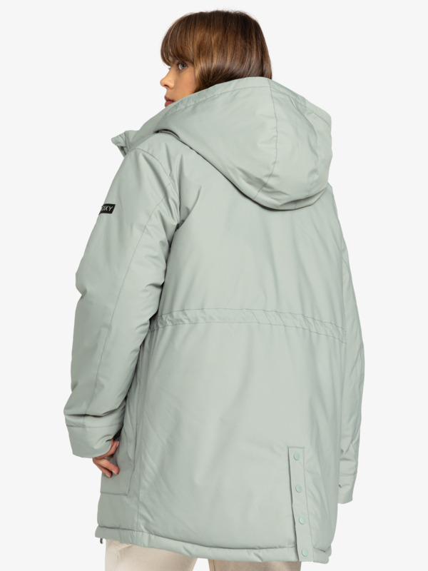 14 Serena - Parka para Mulher Verde ERJJK03596 Roxy