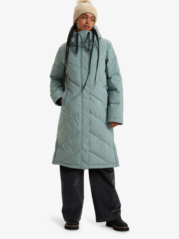 Long insulated coat womens best sale