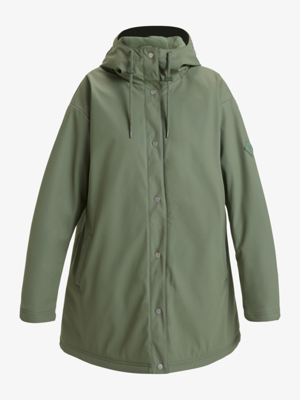 8 Rain Road - Rain Jacket for Women Green ERJJK03608 Roxy