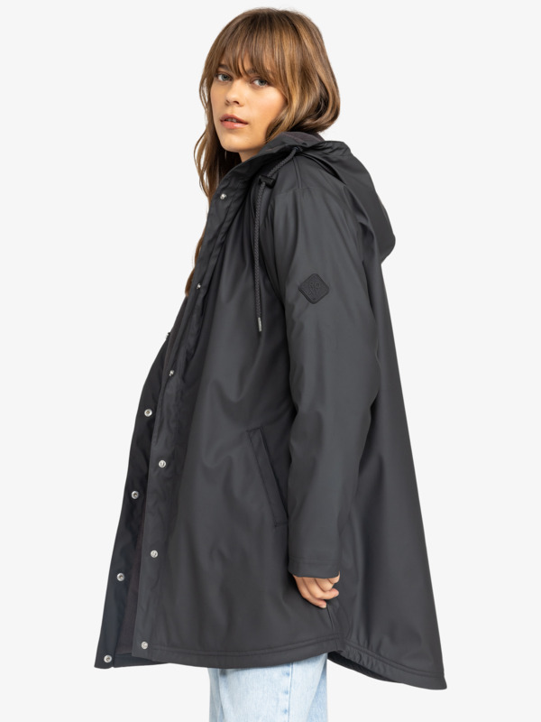 1 Rain Road - Regenjacke für Frauen Schwarz ERJJK03608 Roxy