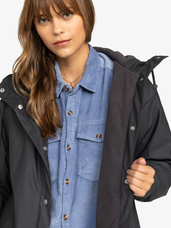 2 Rain Road - Regenjacke für Frauen Schwarz ERJJK03608 Roxy