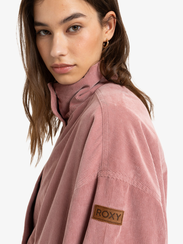 9 Slow Song - Oversized Corduroy Jack voor Dames Purple ERJJK03614 Roxy