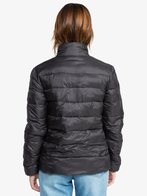 5 Wind Bliss - Gepolsterte Jacke für Frauen Schwarz ERJJK03617 Roxy