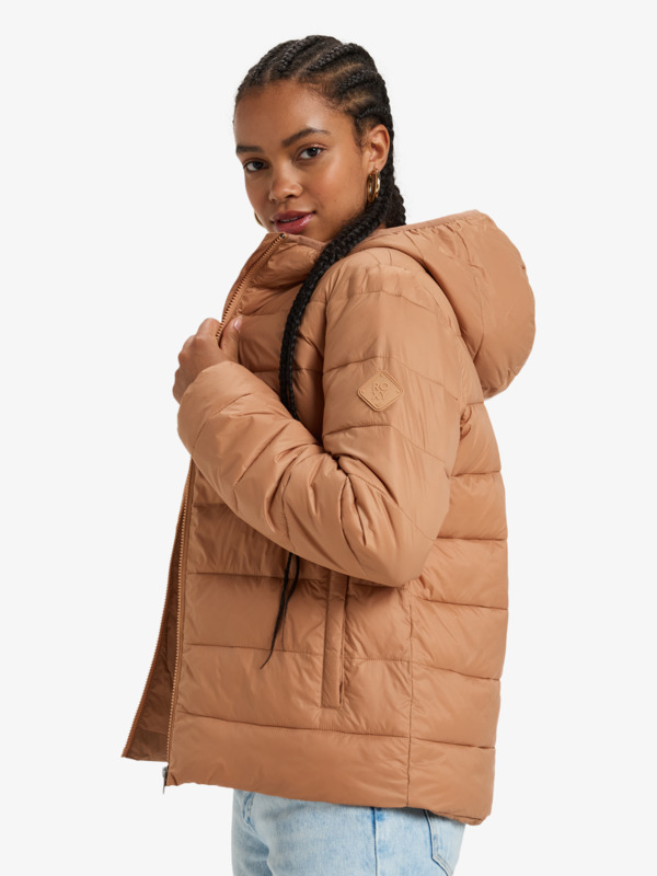 Veste Roxy Wind Swept à Capuche Pour Femme - Coupe Classique, Manches Longues, Style Décontracté, Enfiler