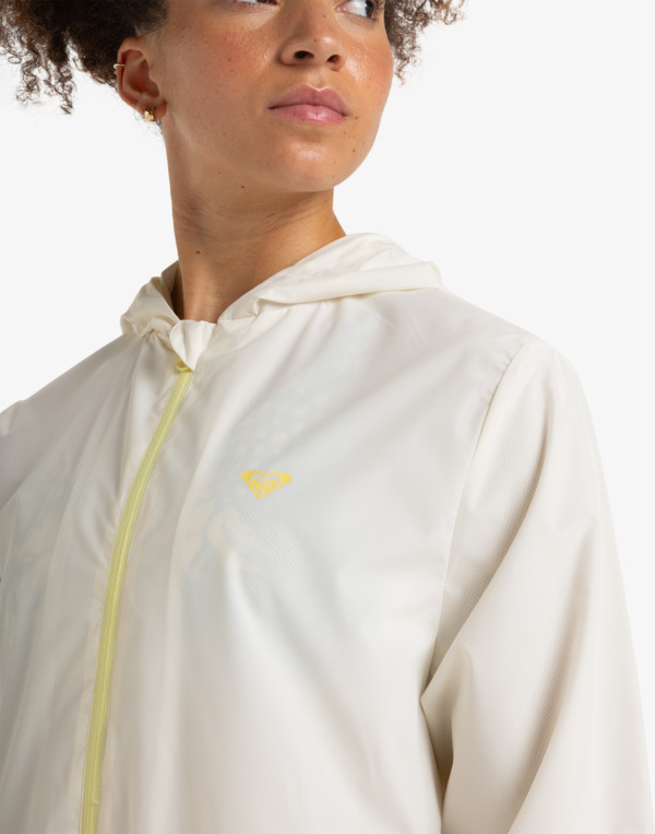 3 Move Free - Wasserdichte Sportjacke für Frauen Weiss ERJJK03641 Roxy