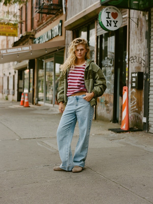 2 Have A Blast - Corduroy Jacket for Women Green ERJJK03698 Roxy