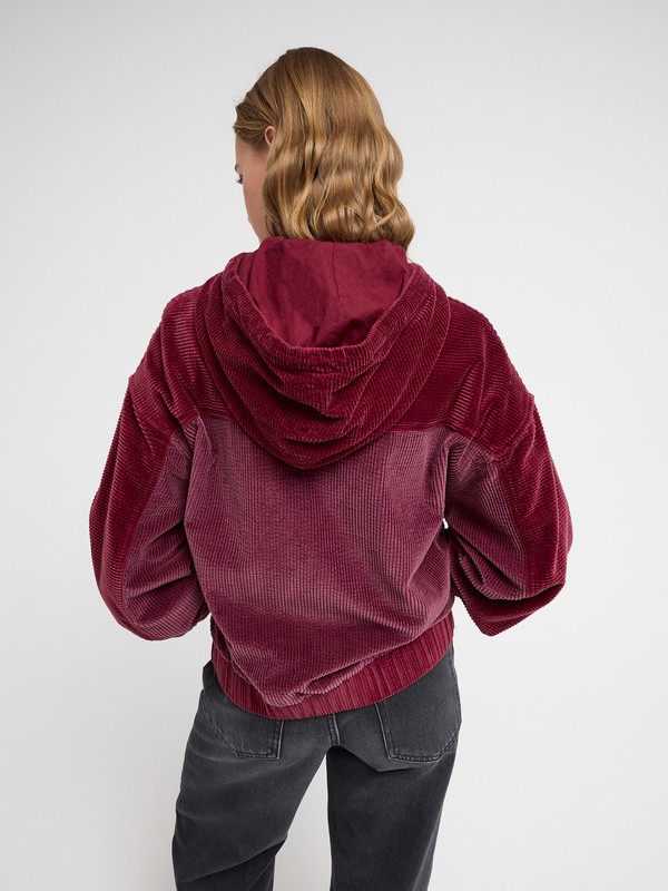 Have A Blast - Women's Red Corduroy Jacket | Roxy