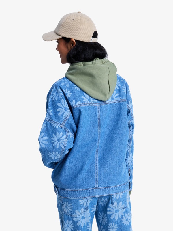 5 Salty Horizon - Giacca in denim da Donna Blue ERJJK03700 Roxy