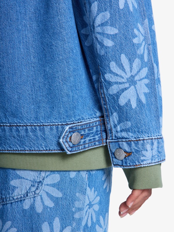 3 Salty Horizon - Giacca in denim da Donna Blue ERJJK03700 Roxy