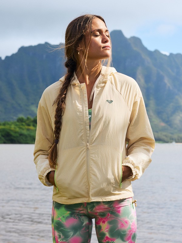 1 Boundless Spirit 2 - Wasserabweisende Jacke f&uuml;r Frauen Beige ERJJK03704 Roxy