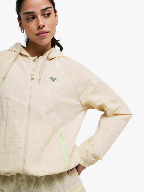 4 Boundless Spirit 2 - Veste d&eacute;perlante pour Femme Beige ERJJK03704 Roxy