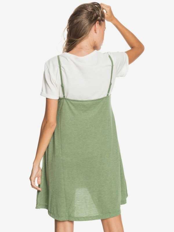 4 Rare Feeling - Tr&auml;gerkleid f&uuml;r Frauen - Gr&uuml;n Gr&uuml;n ERJKD03295 Roxy