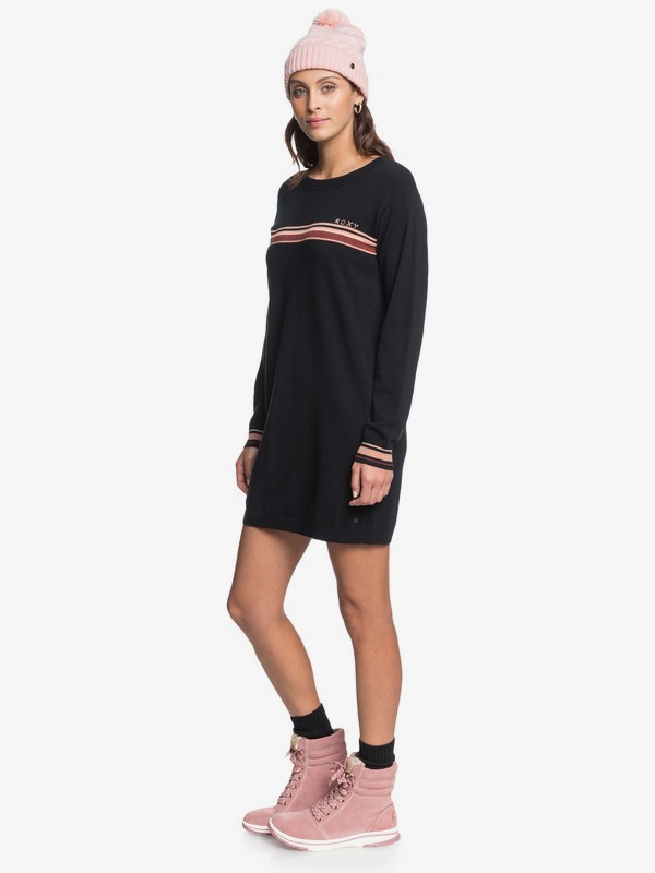1 Wishes Come True - Long Sleeve Jumper Dress for Women  ERJKD03348 Roxy