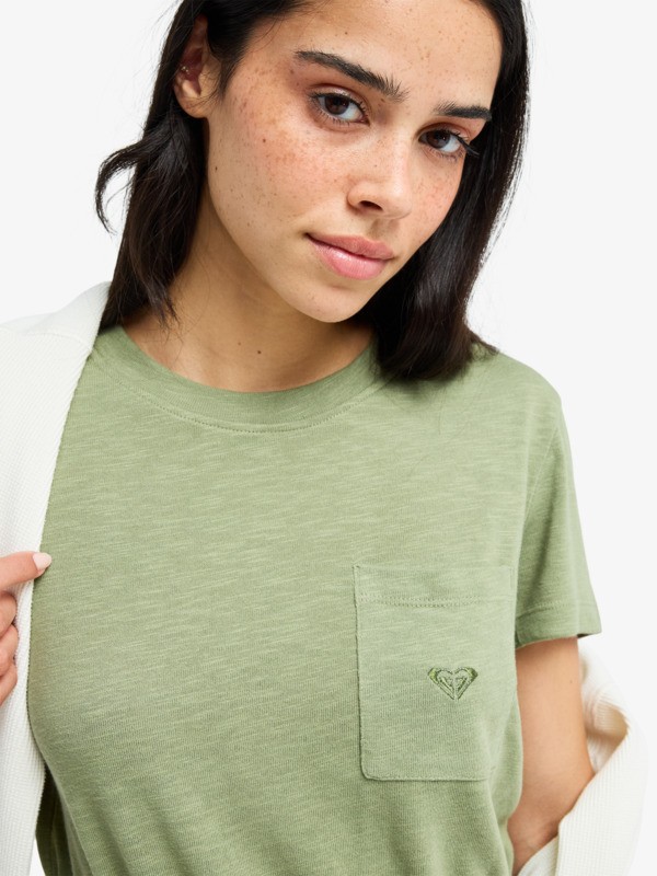 2 Sunny Expedition Solid - Robe T-shirt pour Femme Vert ERJKD03546 Roxy