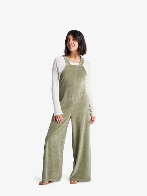 3 Best Daze - Jardineiras para Mulher Verde ERJKO03009 Roxy