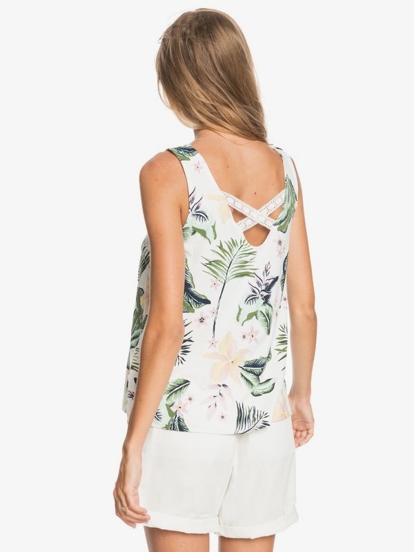 5 Fine With You - Vest Top voor Dames White ERJKT03647 Roxy