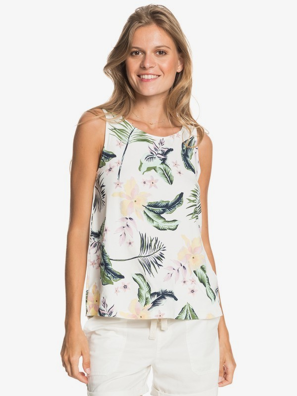 0 Fine With You - Vest Top voor Dames White ERJKT03647 Roxy