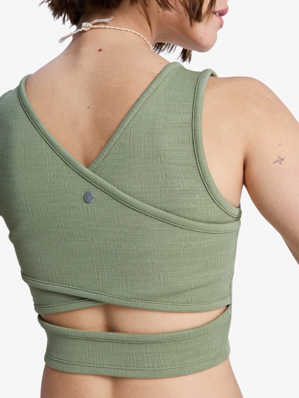 2 Good Keepsake - Crop Top for Women Green ERJKT03648 Roxy