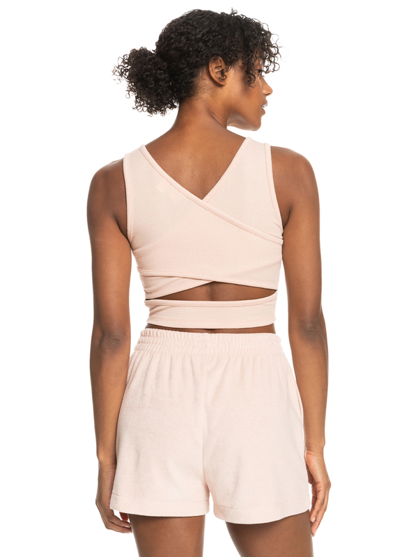 9 Good Keepsake - Débardeur cropped pour Femme Rose ERJKT03648 Roxy