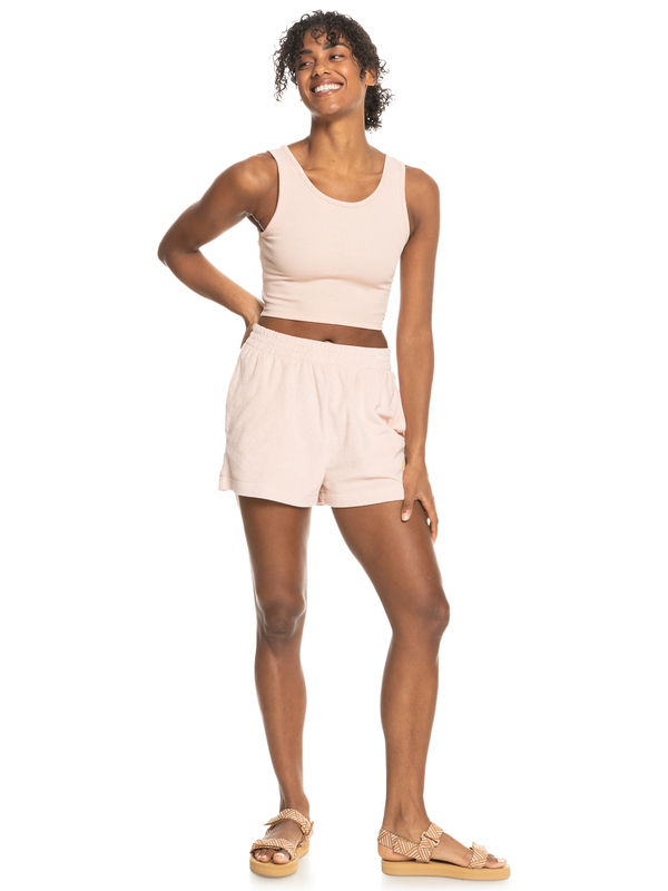 8 Good Keepsake - Débardeur cropped pour Femme Rose ERJKT03648 Roxy