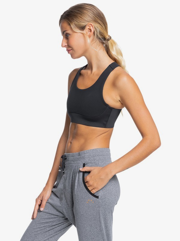 1 Run To Me - Sports Bra for Women Black ERJKT03774 Roxy