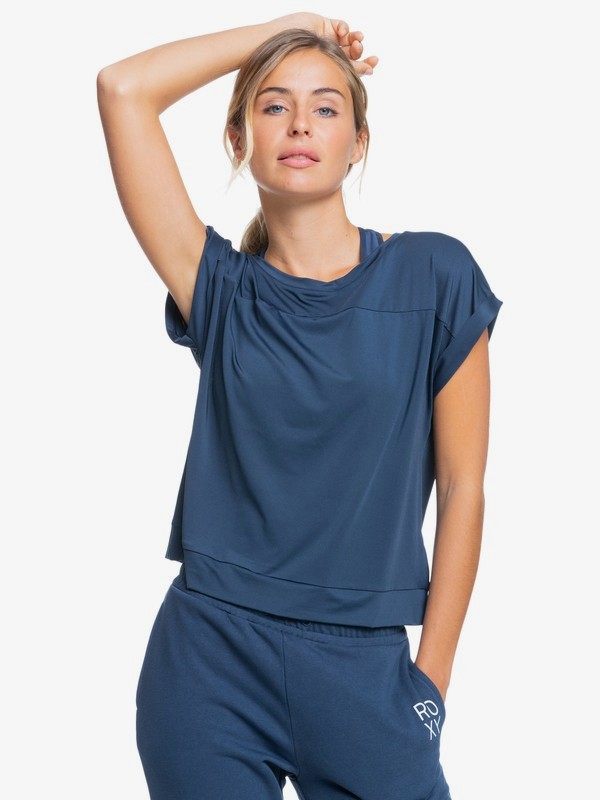 0 Lets Shake Hands - Technical Sports T-Shirt for Women  ERJKT03784 Roxy