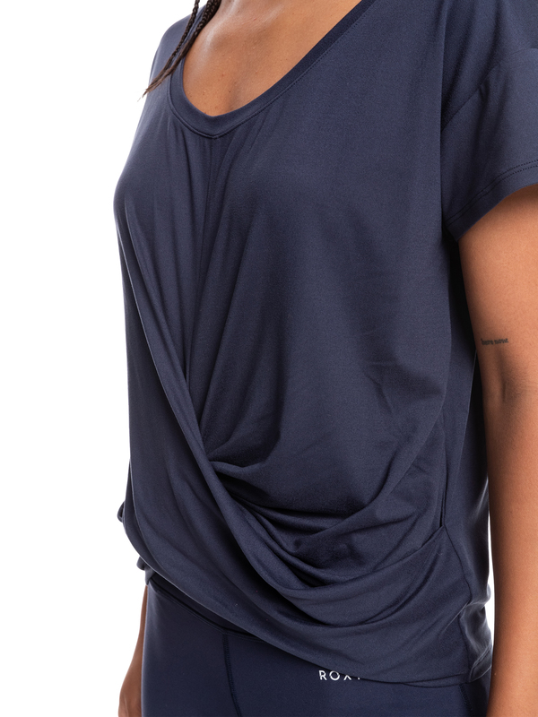 2 Chill And Relax - Technical Sports T-Shirt for Women Blue ERJKT03786 Roxy