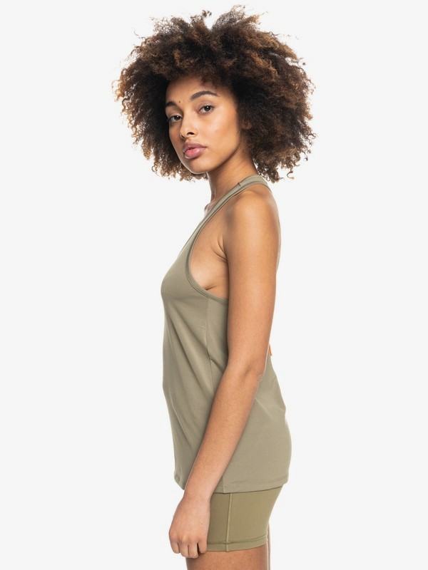 1 Saturday Night Alright - Débardeur technique pour Femme Beige ERJKT03793 Roxy