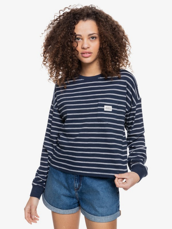 0 Just Like That - Haut de sport manches longues pour Femme Bleu ERJKT03800 Roxy