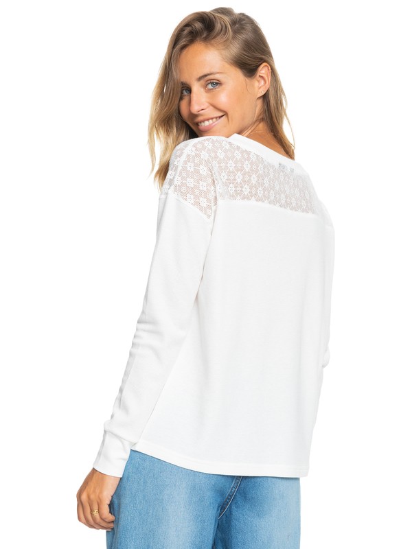 5 Candy Clouds - Haut manches longues pour Femme Blanc ERJKT03804 Roxy