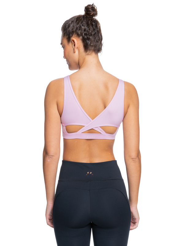 3 Tropic Sky - Medium Support Sports Bra for Women Pink ERJKT03806 Roxy