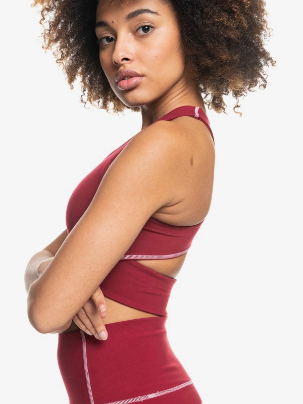 4 Golden Hours - Brassière de sport maintien moyen pour Femme  ERJKT03807 Roxy