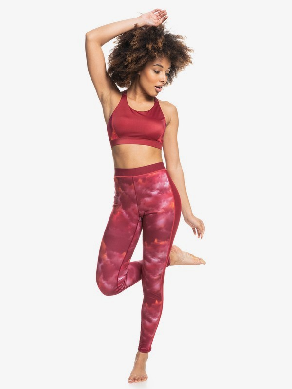 3 Mermaid Squad - Sport-BH mit hoher Unterstützung für Frauen Rot ERJKT03808 Roxy