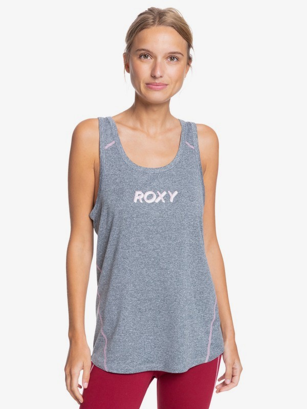 0 Keeps Me Going - Sports Top for Women Black ERJKT03812 Roxy