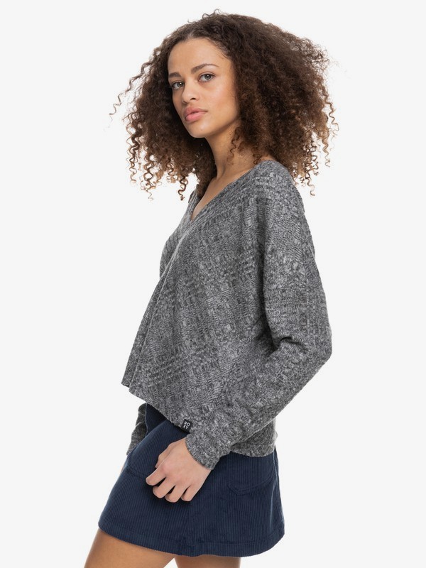 5 High Tide - Sweat pour Femme Noir ERJKT03817 Roxy