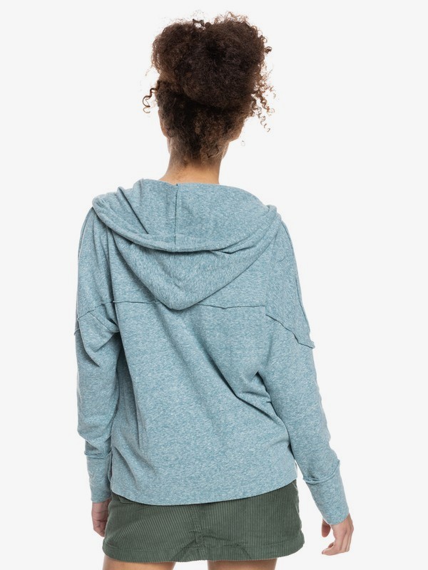 4 Surfer Paradise - Felpa con cappuccio da Donna Blue ERJKT03822 Roxy