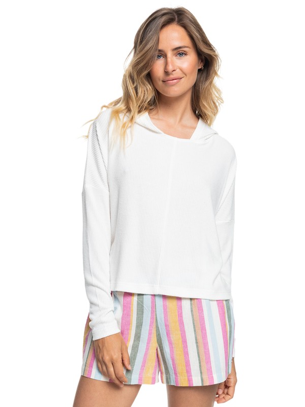 0 Sunday Morning - Sweat à capuche pour Femme  ERJKT03843 Roxy