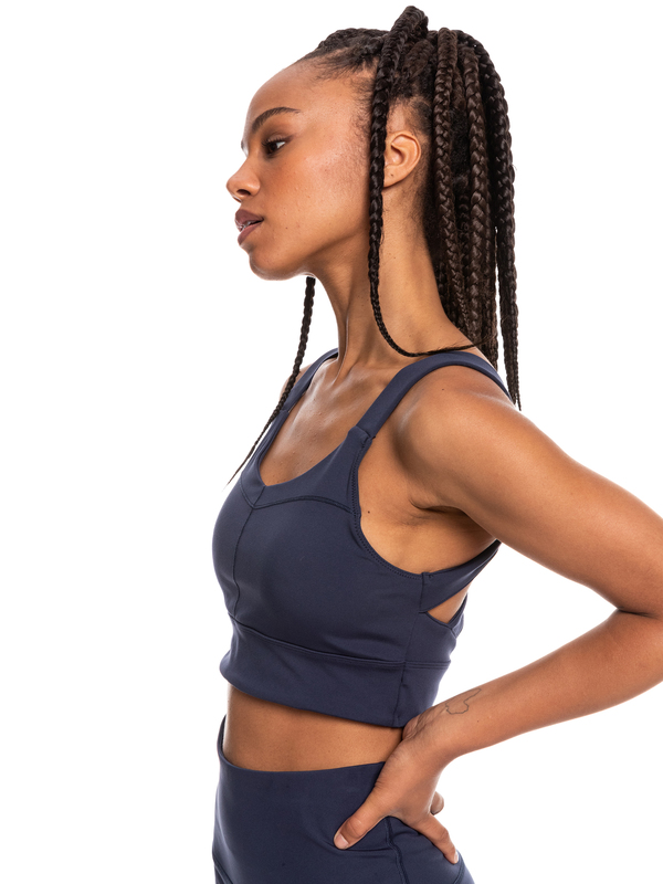 1 Dance Away - Sujetador deportivo de mediana sujeción para Mujer  ERJKT03862 Roxy