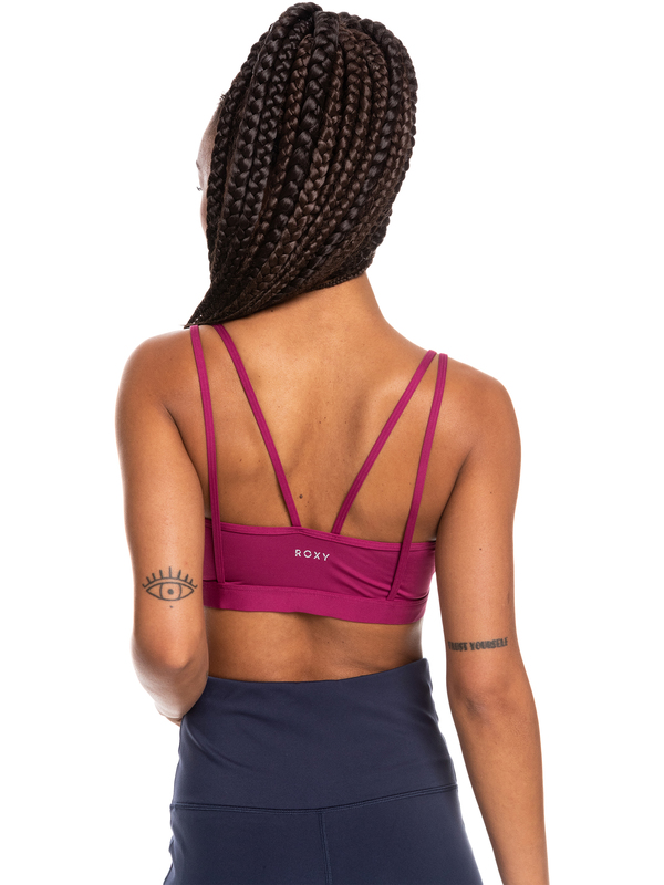 7 Feel Like Me - Low Support Sports Bra for Women Pink ERJKT03863 Roxy